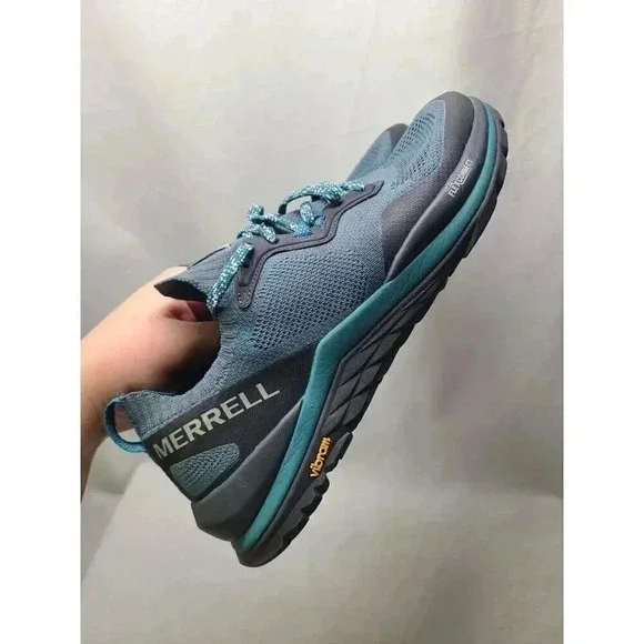 Merrell Running Shoes SAMPLE MENS Mag-9  Dragonfly Blue Vibram SIZE 8 - Picture 7 of 8